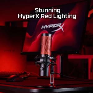 ดั้งเดิม <span class=keywords><strong>HyperX</strong></span> <span class=keywords><strong>quadcast</strong></span> 2ไมโครโฟนตั้งโต๊ะ USB แบบมีสายรอบทิศทางแบบไดนามิกสำหรับเล่นเกมและสตรีมมิ่งวัสดุพลาสติก - Product Image 3
