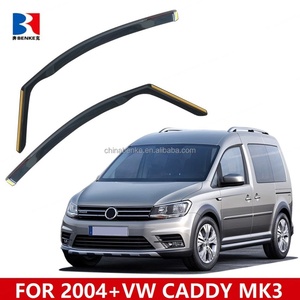 Déflecteurs de vent injectés pour VW CADDY MK3 2004-2020, visières de fenêtre à installer à l'intérieur, pare-pluie, accessoires de voiture - Product Image 2