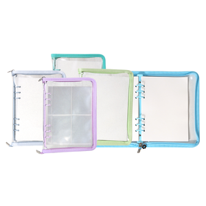 Autocollant De Stockage Organisateur Classeur A5 Réutilisable Collection Livre Zipper <span class=keywords><strong>Album</strong></span> Pour Adulte Avec Papier De Libération <span class=keywords><strong>Vierge</strong></span> Et <span class=keywords><strong>Pages</strong></span> De Poche - Product Image 2