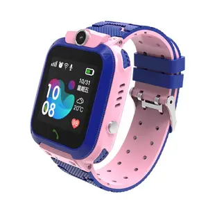 新款Gps查找器定位器防丢失儿童婴儿手表手机玩具礼品Ip67防水儿童Q12智能手表
