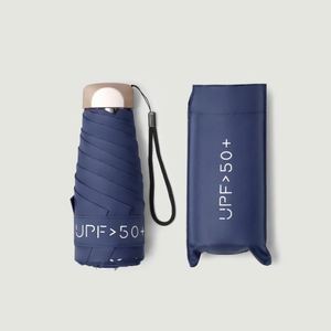 Parapluies de poche miniatures anti-UV personnalisés en polyester pongé, coupe-vent, avec impression de logo, vente en gros - Product Image 6