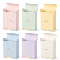 Boîte en papier enduit blanc crème personnalisée pour jouets de créateurs, emballage cadeau en carton écologique finition mate avec logo