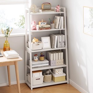 Adjustable Modern Design Steel Bookshelf Portable Foldable Metal Book Storage Rack Open Shelving <strong>Unit</strong> for Home Office Furniture - Product Image 3