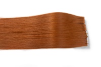 Extensions de cheveux humains Remy à double trame avec bandes adhésives, vente en gros