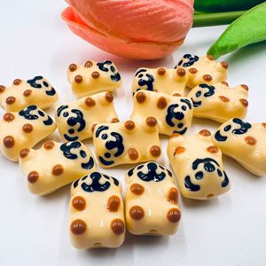Perles acryliques de styles variés, creuses, <span class=keywords><strong>en</strong></span> forme de cœur, de fleur, d'ours et <span class=keywords><strong>en</strong></span> forme de cube, pour <span class=keywords><strong>la</strong></span> fabrication de bracelets, de porte-clés et de bijoux DIY - Product Image 6
