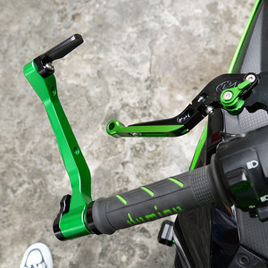 Protection de levier de frein et d'embrayage en aluminium <span class=keywords><strong>pour</strong></span> Kawasaki Ninja 400, compatible avec le modèle Ninja 400, dispositif de protection des mains <span class=keywords><strong>pour</strong></span> <span class=keywords><strong>moto</strong></span> - Product Image 2
