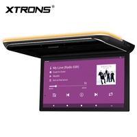 XTRONS 19.5" Octa Core 4+64GB Mendukung Video 4K UHD Layar IPS 1600x900P Input HD Lipat Android 14 Pemutar Multimedia Atap Mobil
