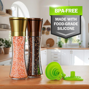 Corong dapur silikon mudah dibersihkan bebas BPA warna kustom desain dapat dilipat Transfer daya cairan pengisi dapat dilipat - Product Image 5