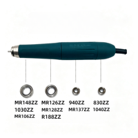 Kit de roulements pour ponceuse à ongles MR104 MR105 MR106 MR117 ZZ en acier inoxydable, anti-chaleur <50K RPM, roulement de pièce à main à faible vibration