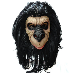 2025 realistico uomo scimmia maschere divertenti Gorilla scimpanzé maschera animale Costume Cosplay partito Prop maschera di carnevale maschera - Product Image 1