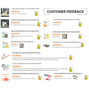 Risenmed tinggi penyerapan halus dan ramah kulit busa medis perban luka PU busa penutup - Product Image 6