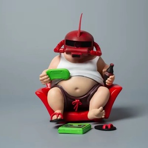 NOUVEAU OEM Jouets en résine PVC personnalisés HAUTE qualité <span class=keywords><strong>Action</strong></span> & toy Trois têtes trois mains Costume mobile figurines d'anime Robots Fat <span class=keywords><strong>Man</strong></span> - Product Image 6