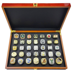 Bague de championnat de basket-ball <span class=keywords><strong>NBA</strong></span> 1947-2024, trophée, ensemble complet de 79 pièces, bijoux en alliage pour homme, mode, haute qualité, bagues de sport personnalisées - Product Image 5