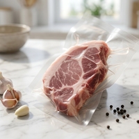 Sacs sous vide imprimés en gravure PA/PE de qualité alimentaire commerciale, refermables, jetables et compatibles micro-ondes pour aliments pour bébés, aliments pour animaux de compagnie et lait