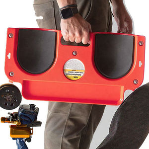 Outils industriels de qualité supérieure : Patins de protection pour genoux, Roulettes pour chariots de chantier, Roues en mousse plastique, Kit de pose de carrelage inclus - Product Image 3