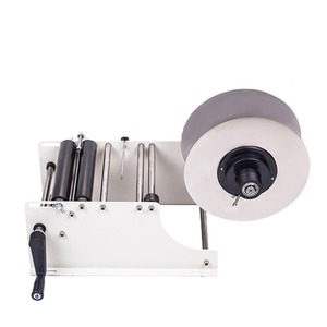 MT-30手動手動小型丸ボトルラベリングマシンラベルアプリケーター粘着ステッカーラベル貼り付け機 - Product Image 1