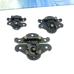 Antique Style Zinc Alloy Furniture Lock Keyless Traditional Design Easy Installation For Wooden <b>Boxes</b> Craft <b>Gift</b> Cosmetic Cases - Product Image 1