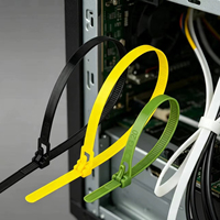 Bridas Autoblocantes para Cables, Hechas de Nailon, Disponibles en Varios Colores y Tamaños, Ligeras y Fáciles de Usar