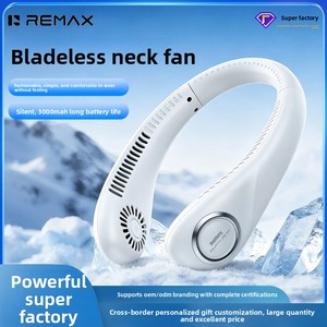 REMAX พัดลมคล้องคอไร้ใบพัดแบบเงียบสำหรับใช้งานกลางแจ้ง F23 ชาร์จผ่าน USB ใช้งานได้ยาวนาน แรงลมทรงพลัง ดีไซน์กะทัดรัด - Product Image 4