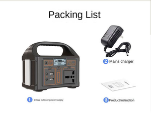100w/150w/200w पावर बैंक डीसी/एसी तकनीकी आउटडोर कैंपिंग पोर्टेबल पावर चार्जिंग स्टेशन - Product Image 3