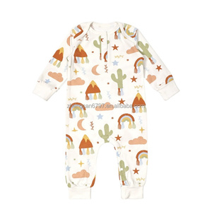 Bộ Đồ Bò Cho Bé Bán Chạy, Áo Liền Quần Tay Dài, Áo Ngủ Cho Trẻ Sơ Sinh, Bộ Đồ Tập Bò, 100% Cotton, Áo Liền Thân Ấm Áp Cho Trẻ Sơ Sinh - Product Image 2
