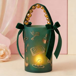 Kit de lampe à assembler soi-même, jouet artisanal, décorez votre propre lampe, thème magique, lampe de nuit LED portable pour fille et garçon avec base en bois - Product Image 2