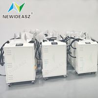 Eficaz equipo de tratamiento de superficie de Plasma con 3 pistolas pulverizadoras para detener la carpeta de división de bordes de cartón maquinaria de goma plástica