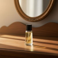 Bouteille en verre cylindrique Aroma Garden, design luxueux, bouchon en liège, impression sur soie personnalisable pour désinfectant volcanique et parfum