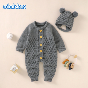 Mimixiong Venta al por Mayor de Ropa de Invierno Personalizada, Pijama de Manga Larga para Bebé, Mamelucos para Bebé, Ropa de Bebé - Product Image 5