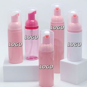 30ml 50ml Empty Facial Foaming Pink God Plastic Lash Shampoo <b>Bottles</b> Eyelash Extension Soap Foam Pump Cleanser Set Foam <b>Bottle</b> - Product Image 1