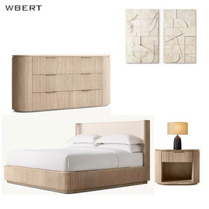 Mesa de Noche de Madera Sólida Estilo Norteamericano, Nueva Mesa de Noche Multifuncional de Madera - Product Image 1
