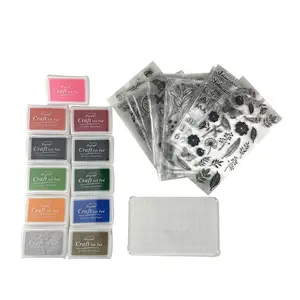 High Quality Customized Promotional DIY Clear Silicone Stamps Set for Card Making Decoration Scrapbooking
