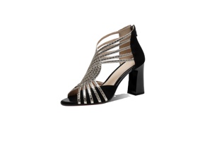 Sandalias Cómodas de Tacón Alto y Grueso con Diseño de Múltiples Tiras y Punta Abierta, Zapatos Romanos Sexys con Tiras, Estilo Club de Primavera/Verano, 8cm Oxford - Product Image 2