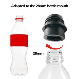 Adaptador de botella de burbujas PET calibre 28 personalizable para máquinas <span class=keywords><strong>SodaStream</strong></span> como Fizzi <span class=keywords><strong>DUO</strong></span> Terra Art Gaia A200 y G100 - Product Image 6
