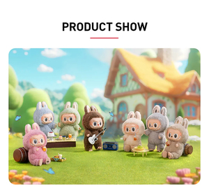 100% ban đầu popmart Những Con Quái Vật labubu thú vị Macaron có một chỗ ngồi mù hộp con số đồ chơi sang trọng labubu búp bê bí ẩn hộp - Product Image 4