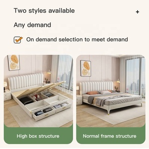 Personalização por atacado pinho barato de madeira único armazenamento king size cama madeiras quadro novos modelos de design fabricados na <span class=keywords><strong>China</strong></span> - Product Image 3