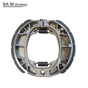 ขายร้อนความแข็งแรงสูงหล่ออลูมิเนียม slotted รองเท้าเบรครถจักรยานยนต์สําหรับ XRM WAVE <span class=keywords><strong>125</strong></span> CG125 - Product Image 2