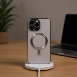 Custodia magnetica galvanizzata DAM compatibile con iPhone 15 Pro - Product Image 2