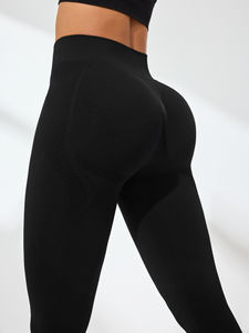 Sport Fitness Leggings D'entraînement Nylon Spandex Active Wear Yoga Leggings Contrôle Du Ventre Butt Lift Yoga Pantalon - Product Image 2