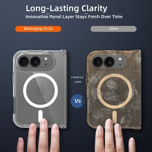 Nouvelle coque magnétique transparente en TPU pour <span class=keywords><strong>iPhone</strong></span> 18 Fold, anti-jaunissement, antichoc, pliable, pour <span class=keywords><strong>téléphone</strong></span> portable - Product Image 2