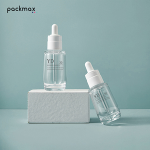 Botellas de PETG de Pared Gruesa de 30ml/50ml con Forma Cilíndrica, Impresas con Serigrafía, con Gotero, Recargables para Aceites Esenciales - Product Image 1