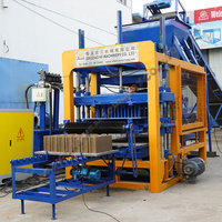 Moteur diesel QT4-16 Fabrication de briques Machines Longue durée de vie Automatiquement Briqueterie Production de blocs de béton Engrenage moteur
