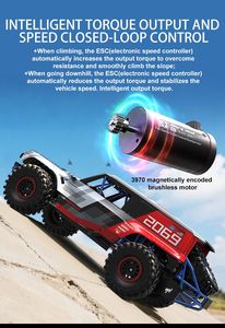 MJX HYPER GO H8P Brushless 4WD Camion Tout-Terrain 1/8 Ford Bronco Baja 1000 Simulation Escalade Voiture Télécommande Voiture RC Passe-Temps Jouet - Product Image 3