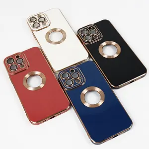 Hoya Camera Lens Protective Mobile Covers TPU Luxury Designer Phone Case Electroplate for iPhone 13 14