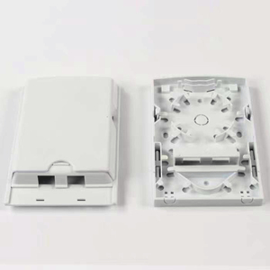 <b>Hot</b> Sales Plastic Shell 2 Ports Fiber Optic <b>Single</b> Mode Simplex SC UPC APC Optical Connector White Faceplate for FTTH - Product Image 3