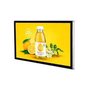 18.5 Inch Lcd Reclame Totem Kiosk Cms Software Led Display Indoor Touchscreen Digitale Bewegwijzering En Displays