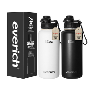 Borraccia Termica in Acciaio Inox da 32 oz, Bottiglia d'Acqua a Doppia Parete Isolata con Coperchio di Sicurezza, per Campeggio, Tour e Attività all'Aperto, Ora Disponibile - Product Image 5