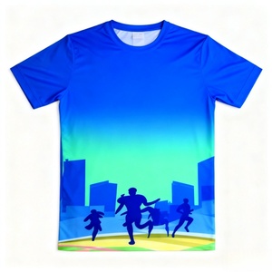 Camisetas Deportivas Personalizadas para Hombre, 100% Poliéster, Camisetas Gráficas Deportivas Lisas al por Mayor, Camisetas Deportivas Sublimadas para Correr - Product Image 4