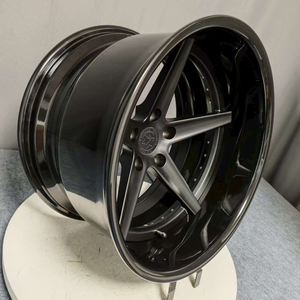 Nouvelles jantes en alliage forgé Viaol 4 pièces, finition satin noir, design concave 30 mm, déport profond, 5x114.3 5x120 C7 C8 RS6 RS7 pour voiture et remorque - Product Image 5