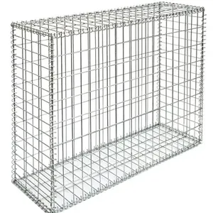 Nhà máy mạ kẽm hàn gabion hộp mạ kẽm gabion giỏ 200x20x20 gabion tường hàng rào cho đá lồng dây lưới